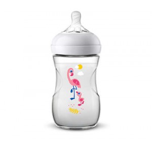 Philips Avent Natural 奶瓶 260 毫升 / 9 安士- 红鹳